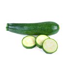 zucchini isolated on white background